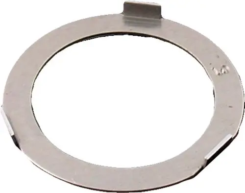 Einfache metallene Drosselblende mit einem offenen Innenring, die für die Abgasregelung in Wolf-Geräten verwendet werden kann.